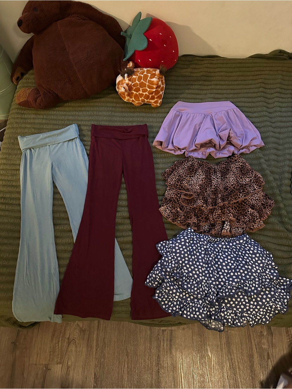 Summer foldover leggings and skirts bundle!